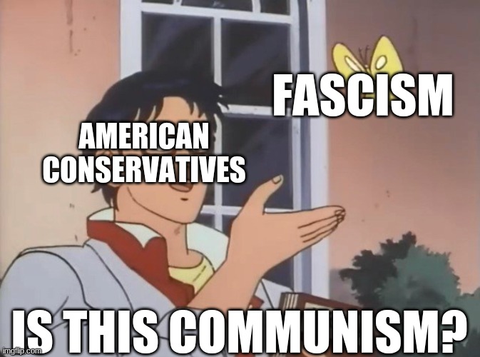 fascism. American conservatives. Is this communism?