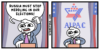 russian-meddling-comic-1 People ask if Stonetoss is a Nazi. No, he is not. He's not even right wing. He isn't left wing either. He's a prophet...