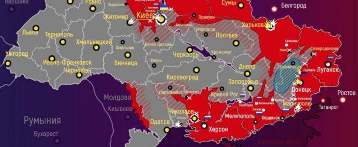sitrep in ukraine march 4. battle map.