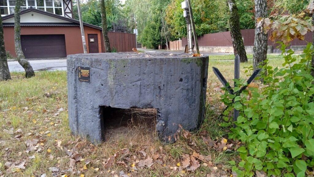 WWII memorial Great Patriotic War memorial machine gun bunker pillbox siege of moscow
